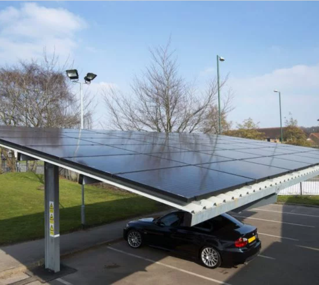 Solar carports - Solar Carport Sub2